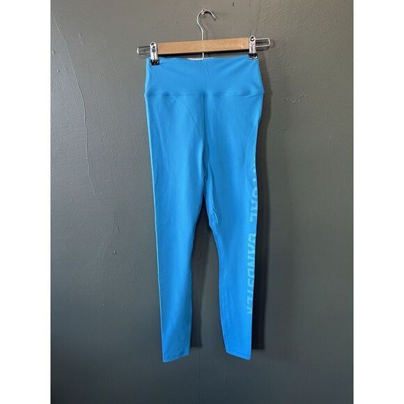 Spiritual Gangster Womens Blue Athletic Cropped Leggings Size Small - Picture 1 of 3
